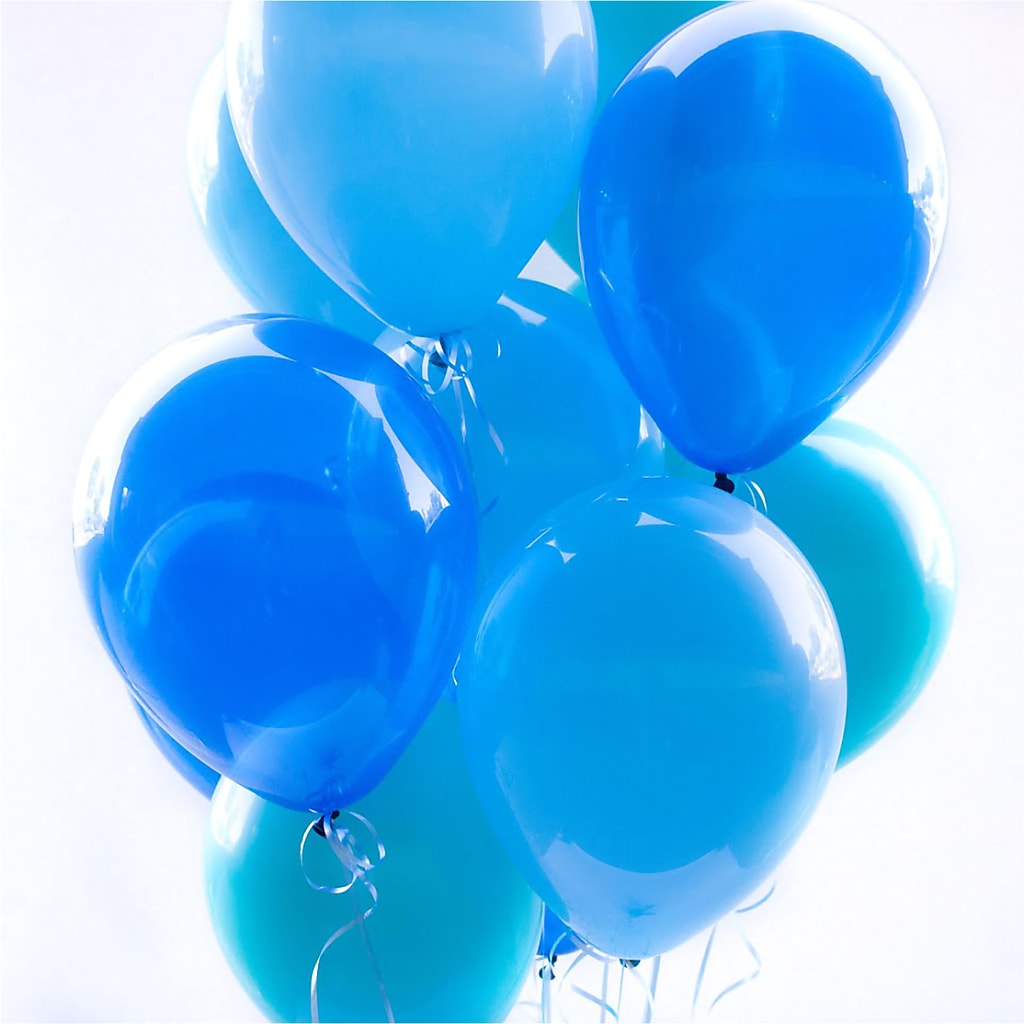 Dozen Latex Balloons Baby Blue – Jewel, Itasca IL
