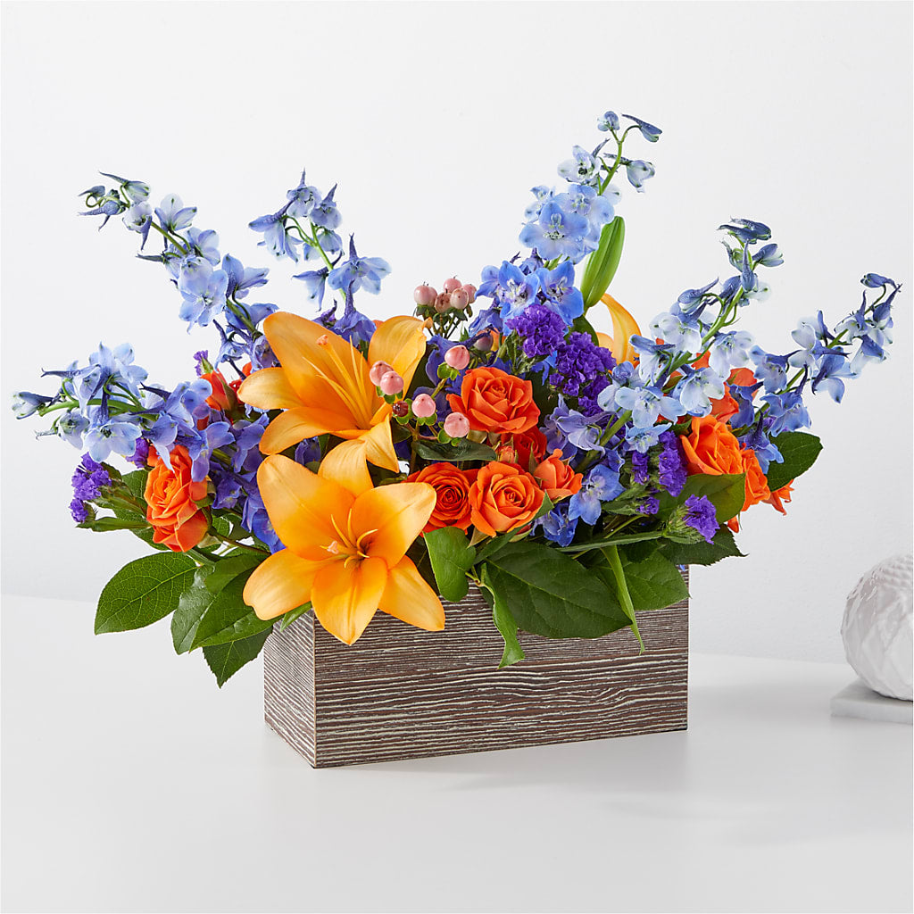 Radiant Citrus Box Bouquet – Jewel, Itasca IL