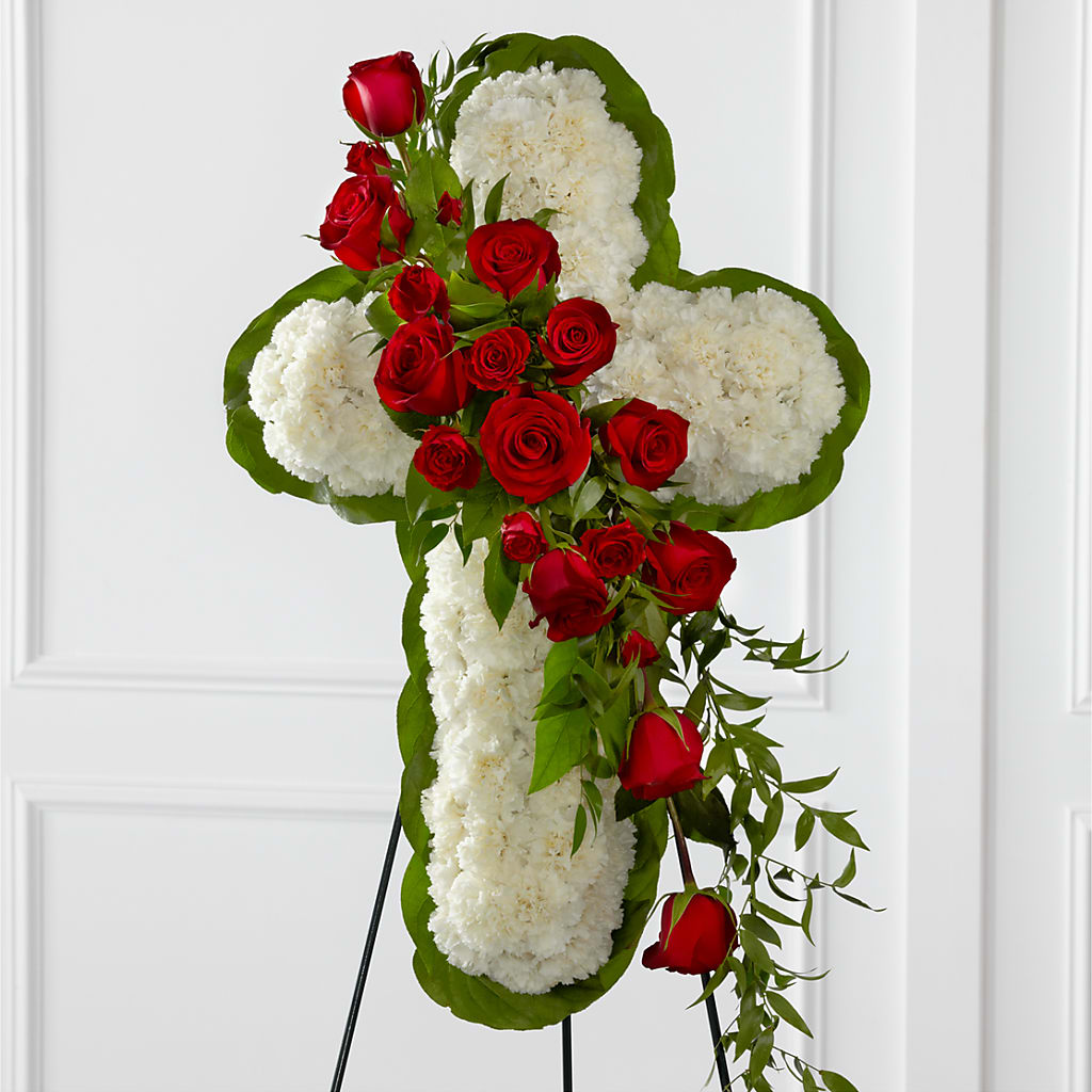 Floral Cross Easel – Jewel, Itasca IL