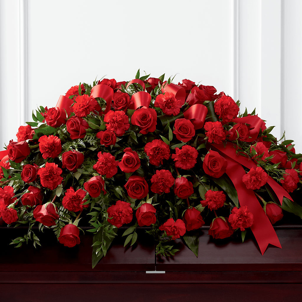Tribute of Life Casket Spray – Jewel, Itasca IL