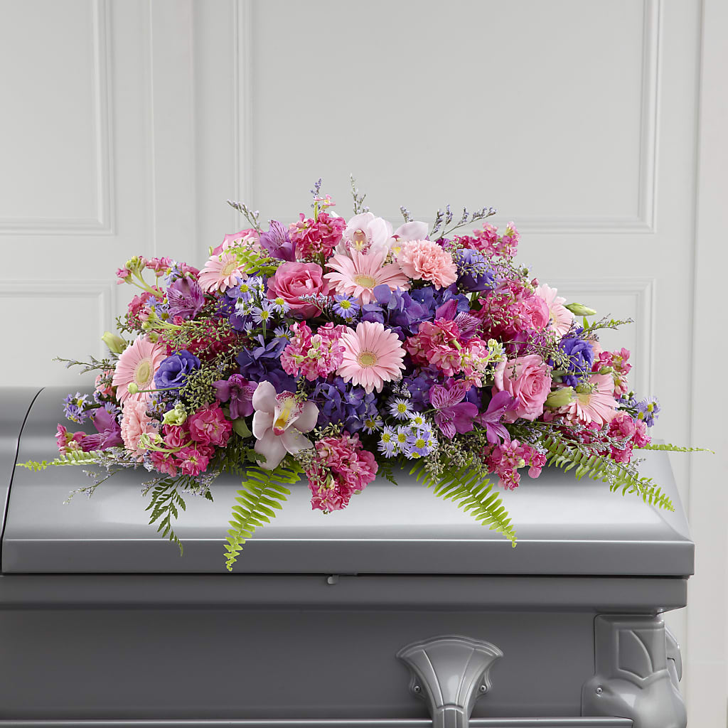 Glorious Garden Casket Spray – Jewel, Itasca IL