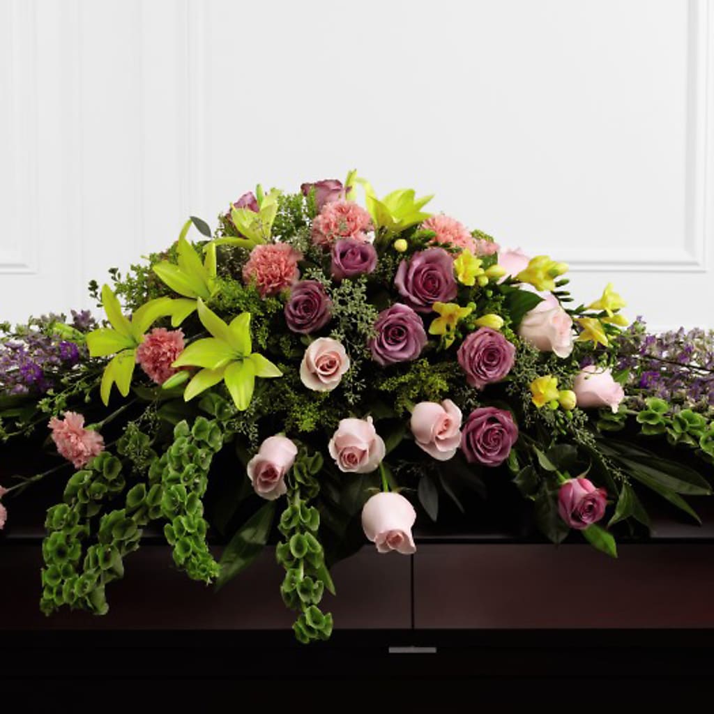 Forever Beloved Casket Spray – Jewel, Itasca IL