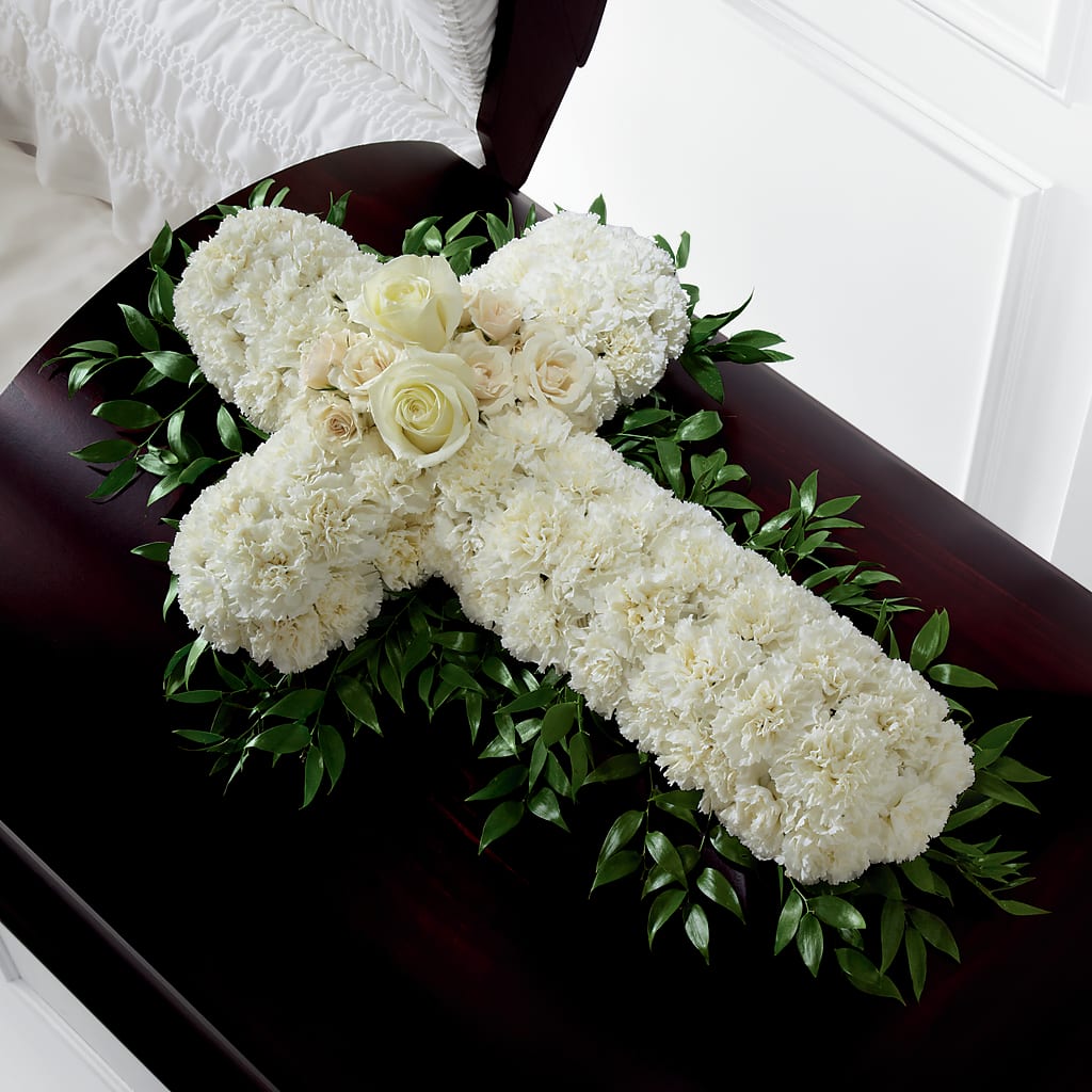 Peaceful Memories Casket Spray (Standard) – Jewel, Itasca IL