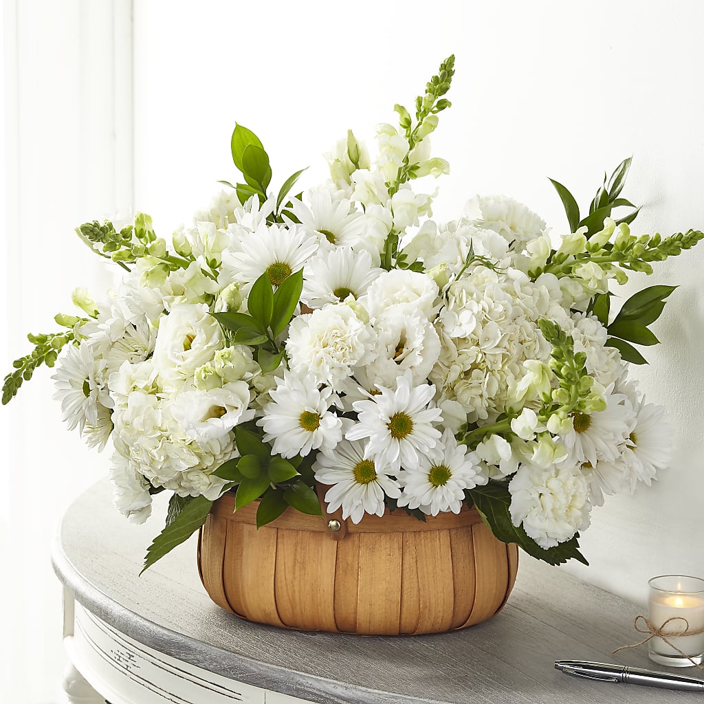 Pure Ivory Basket – Jewel, Itasca IL