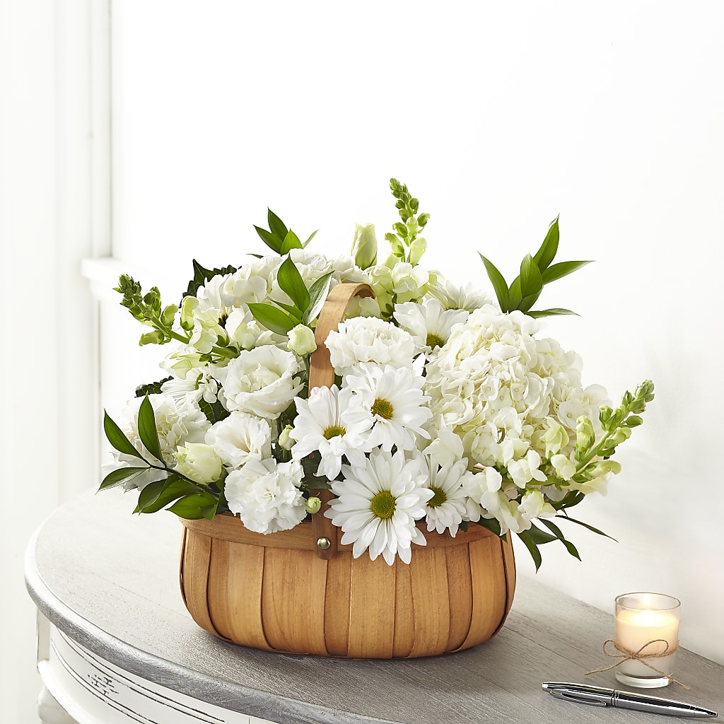 Pure Ivory Basket – Jewel, Itasca IL
