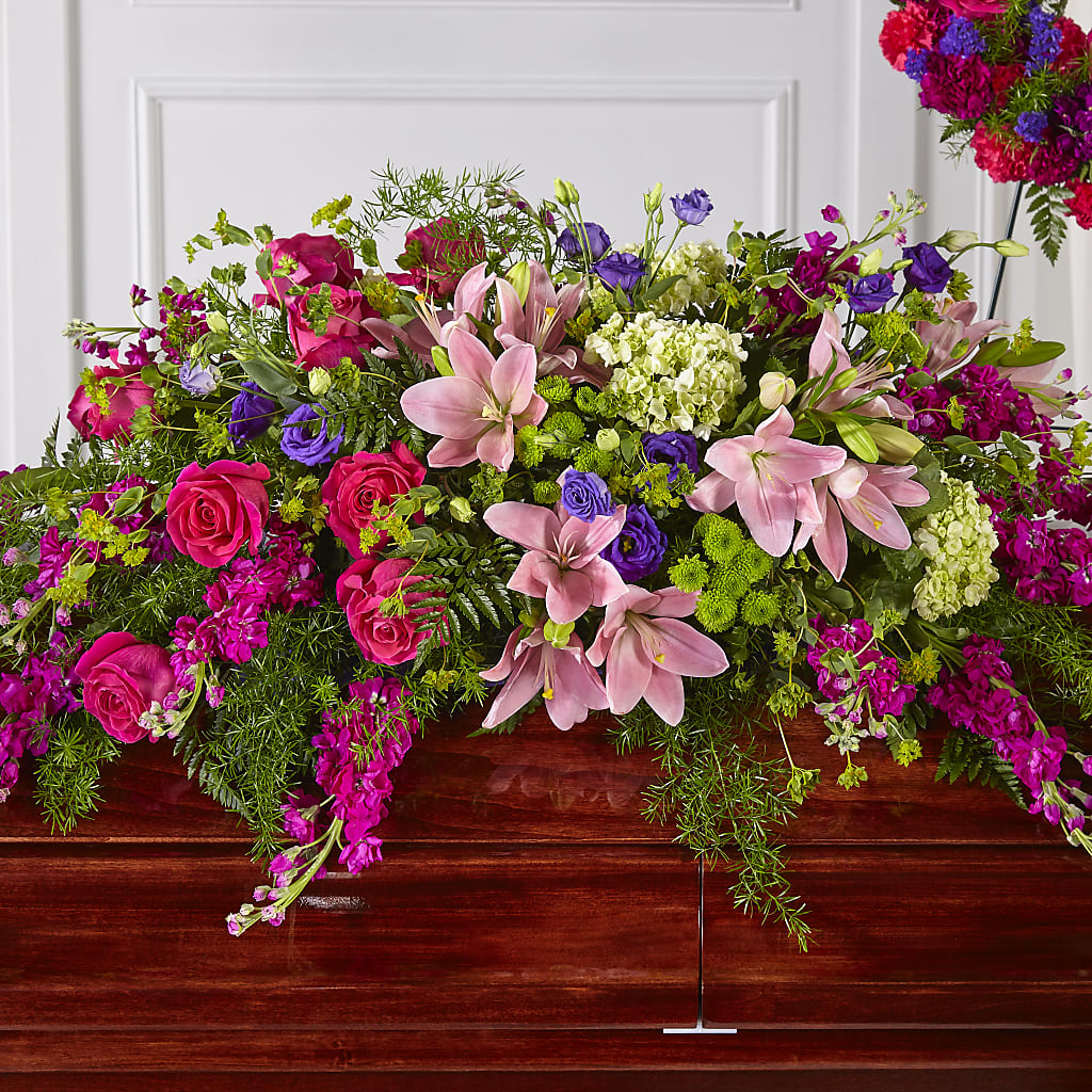 Radiant Tribute Casket Spray – Jewel, Itasca IL