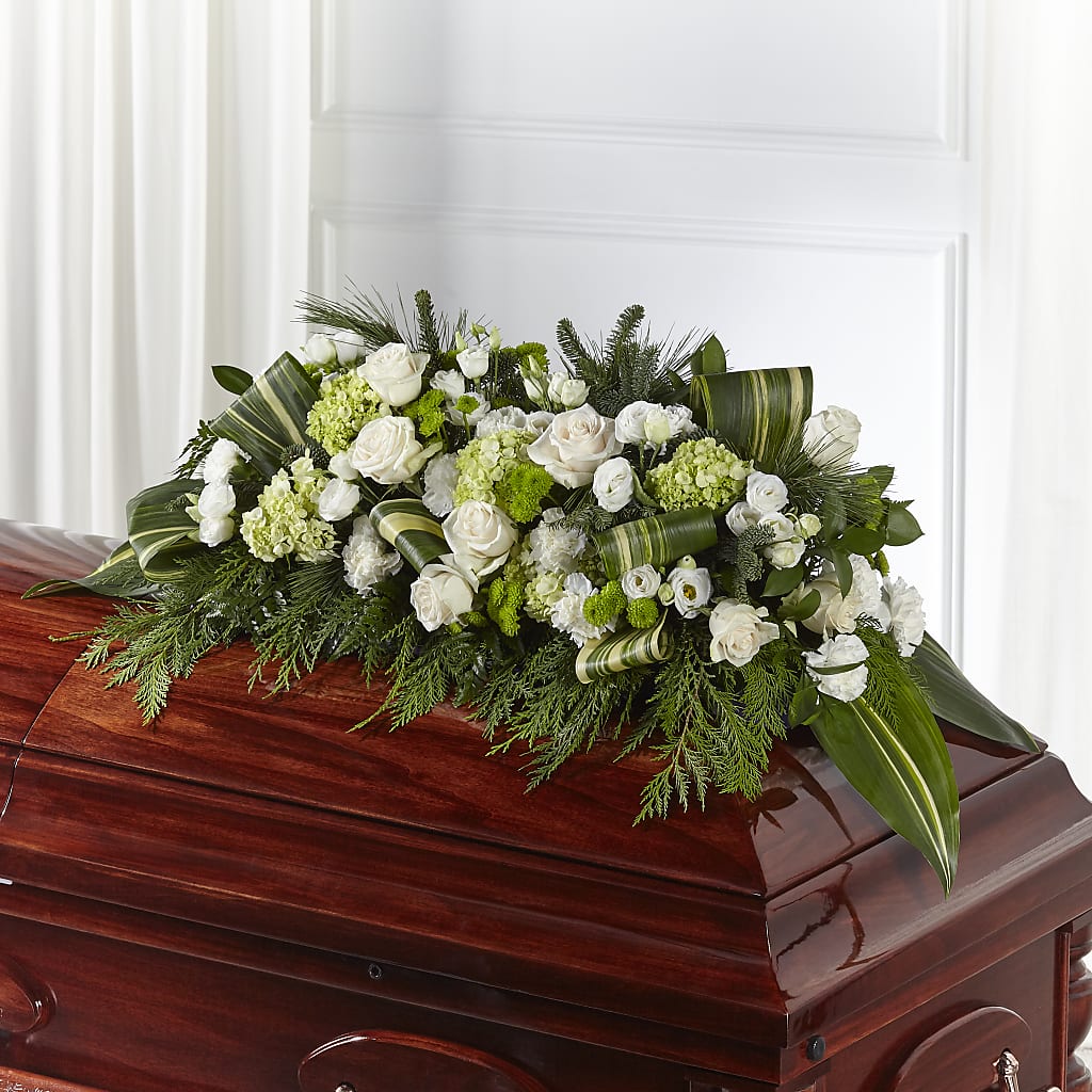 Hopeful Gesture Casket Spray – Jewel, Itasca IL