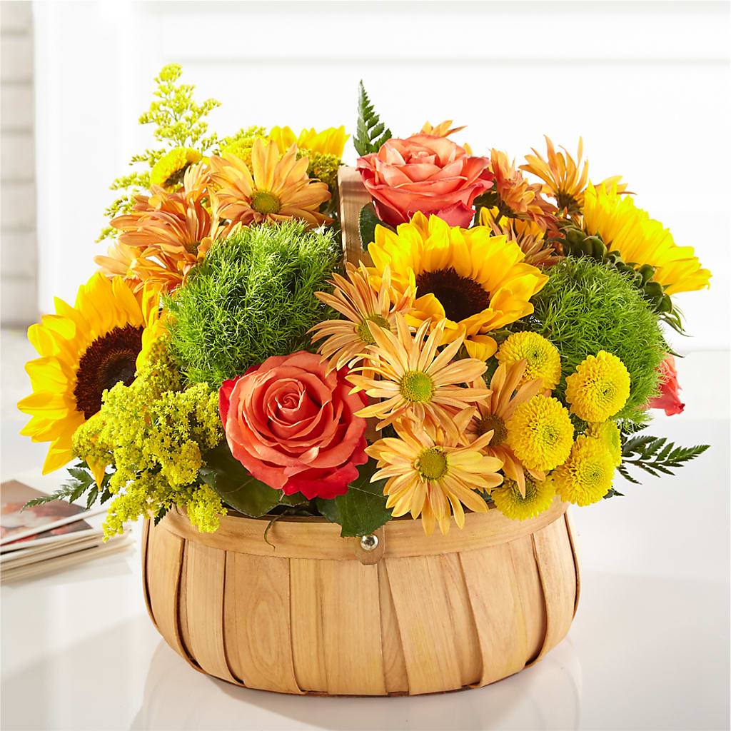 Harvest Sunflower Basket – Jewel, Itasca IL
