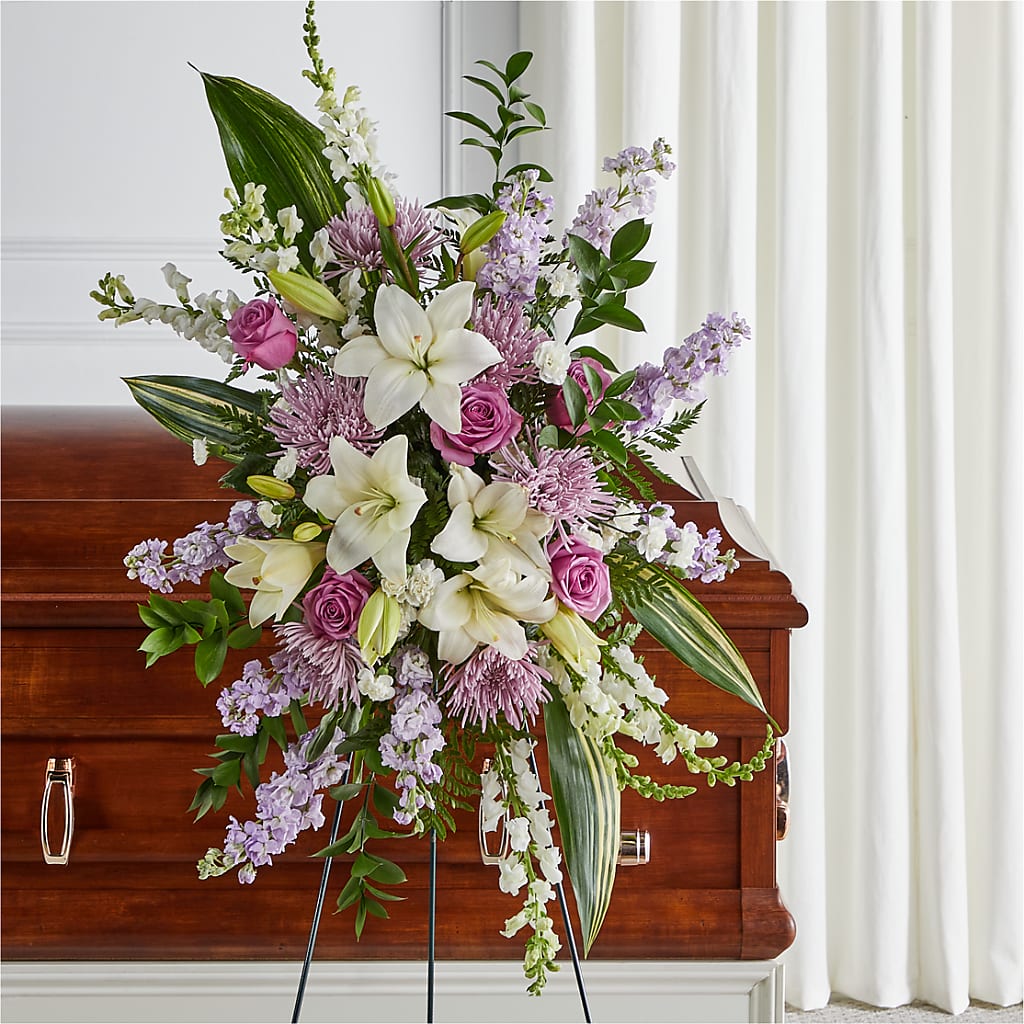 Grateful Hearts Standing Spray – Jewel, Itasca IL