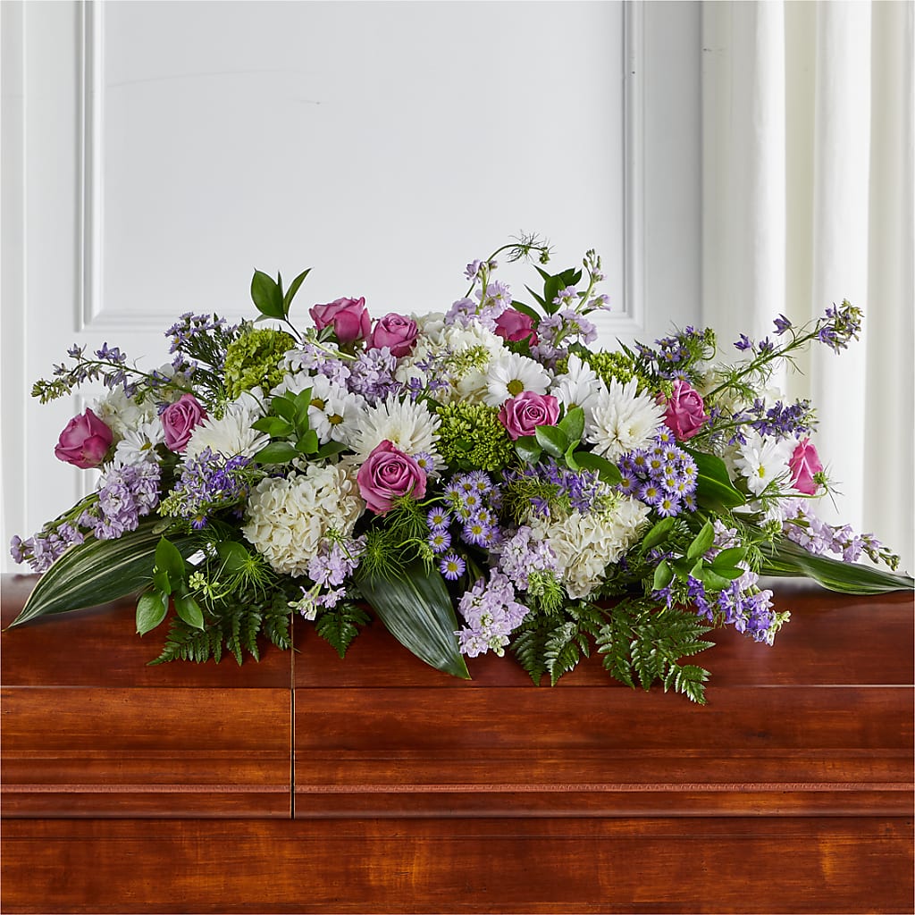 Meadows of Serenity Casket Spray – Jewel, Itasca IL