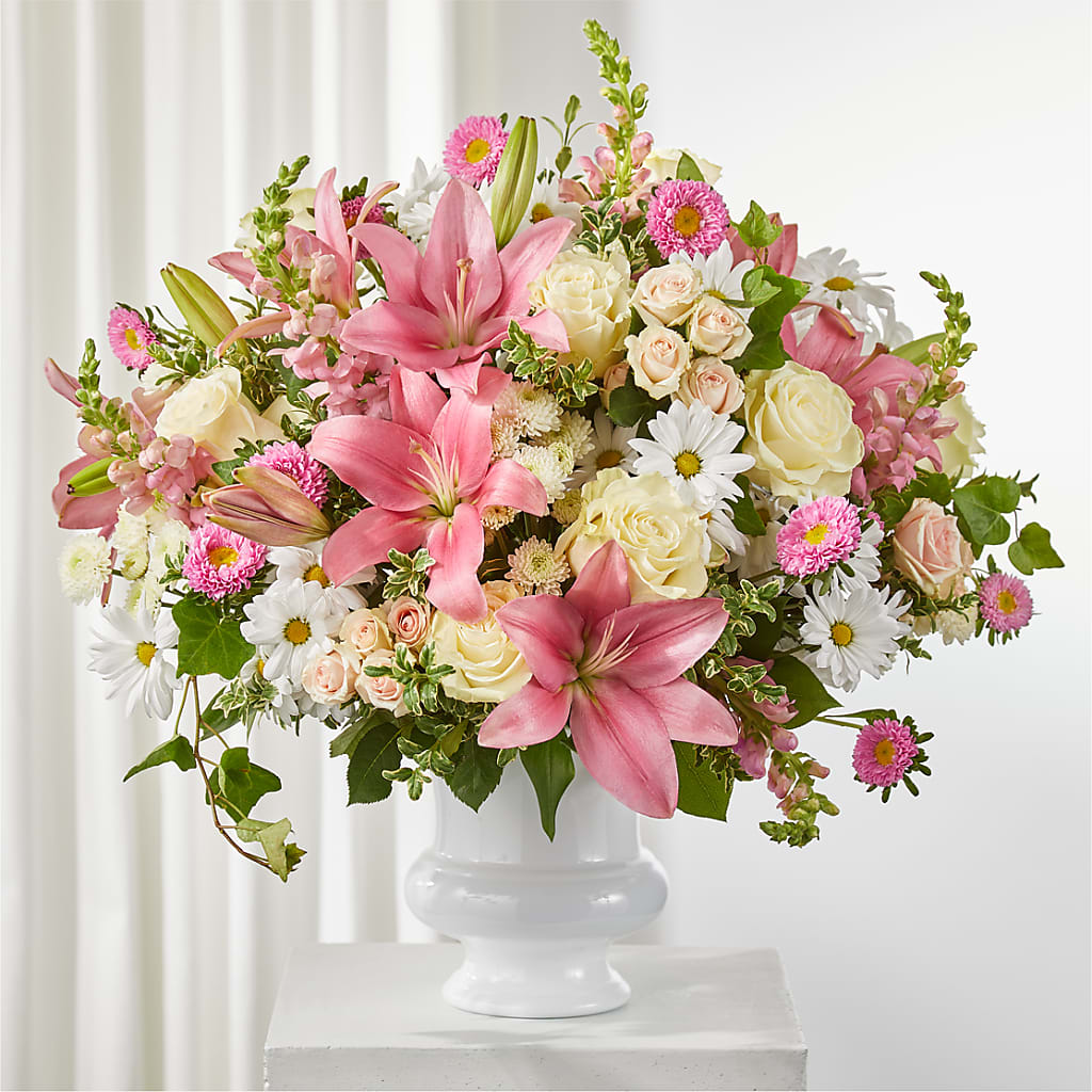 Empathetic Blooms Urn Arrangement – Jewel, Itasca IL