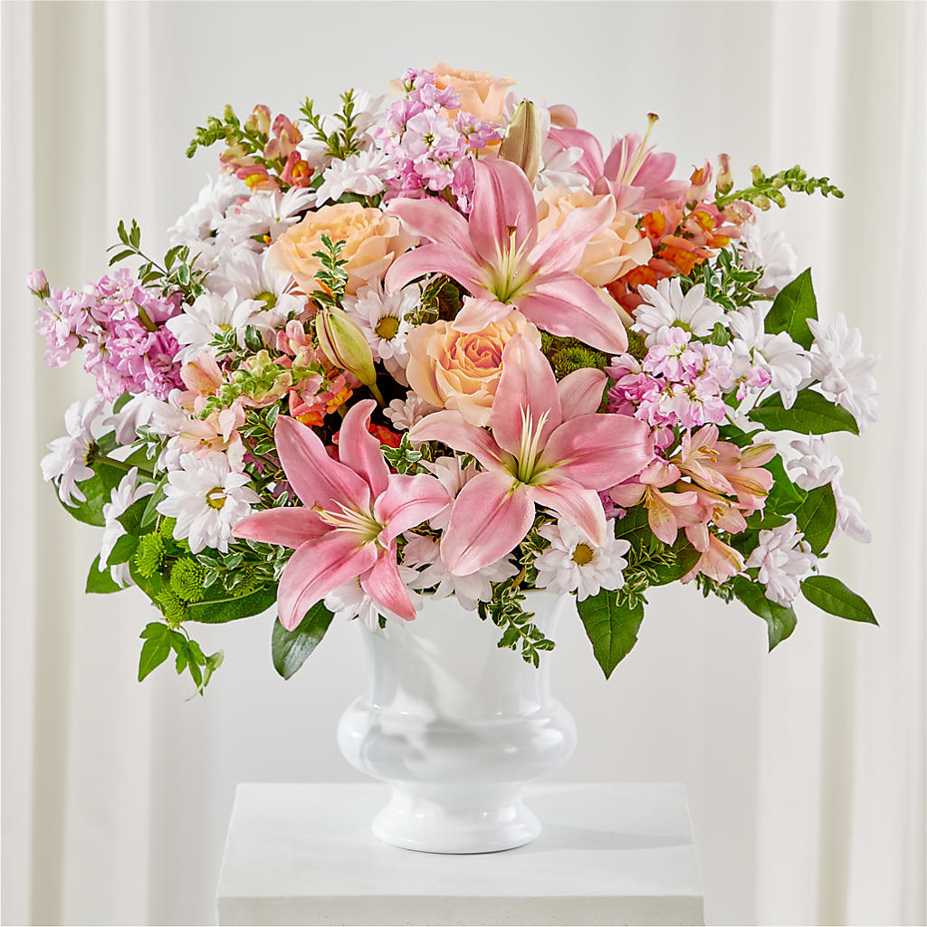 Heartfelt Gesture Urn Arrangement – Jewel, Itasca IL