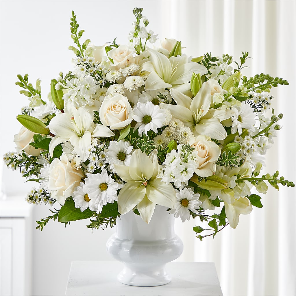 Uplifting Urn Arrangement – Jewel, Itasca IL
