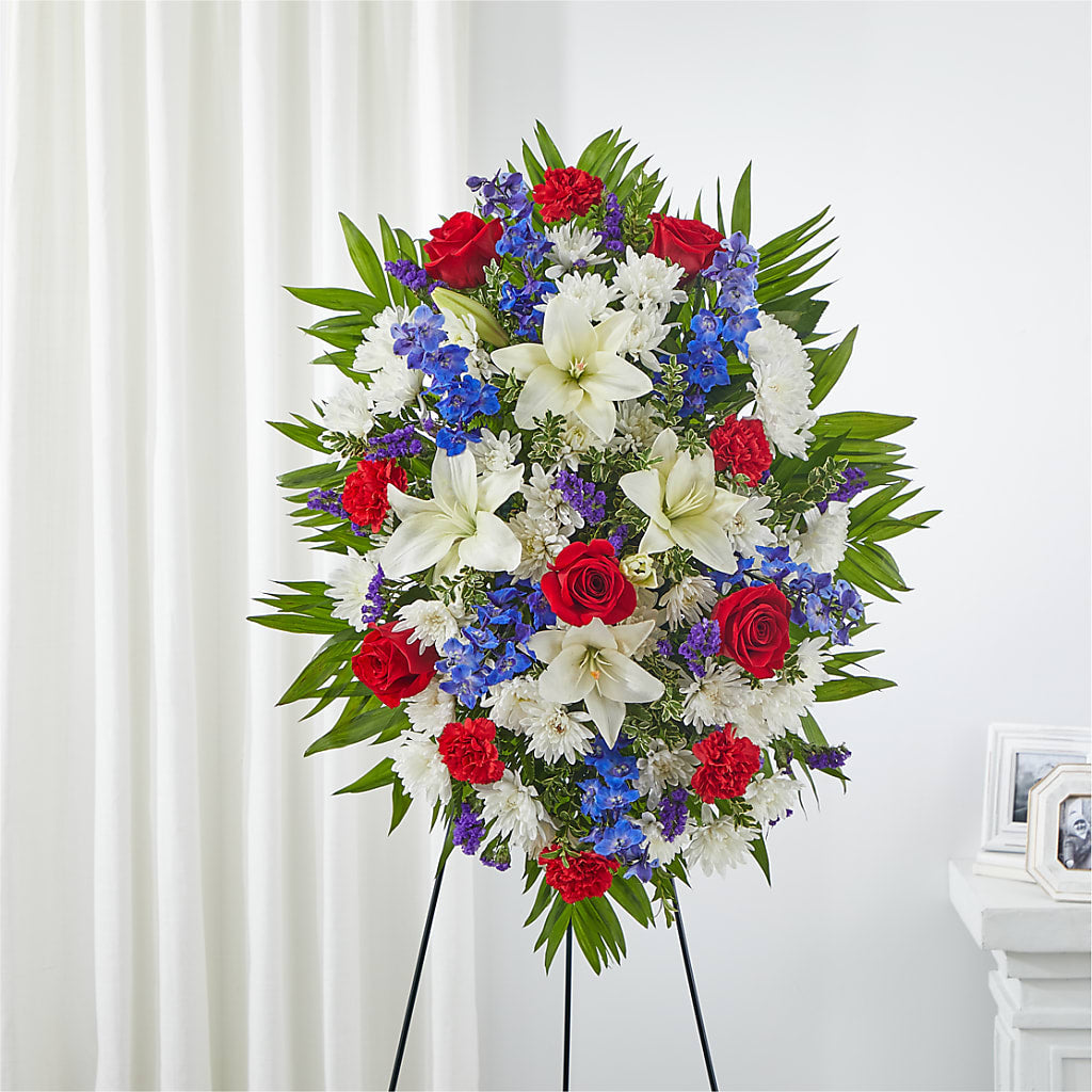 Cherished Service Standing Spray – Jewel, Itasca IL
