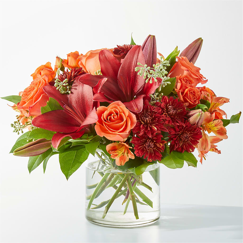Crimson Leaves Bouquet – Jewel, Itasca IL