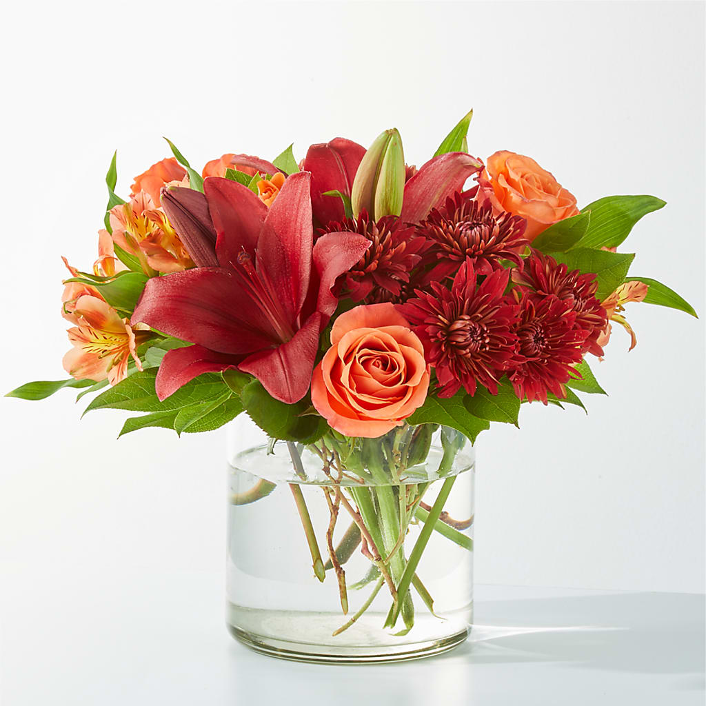 Crimson Leaves Bouquet – Jewel, Itasca IL