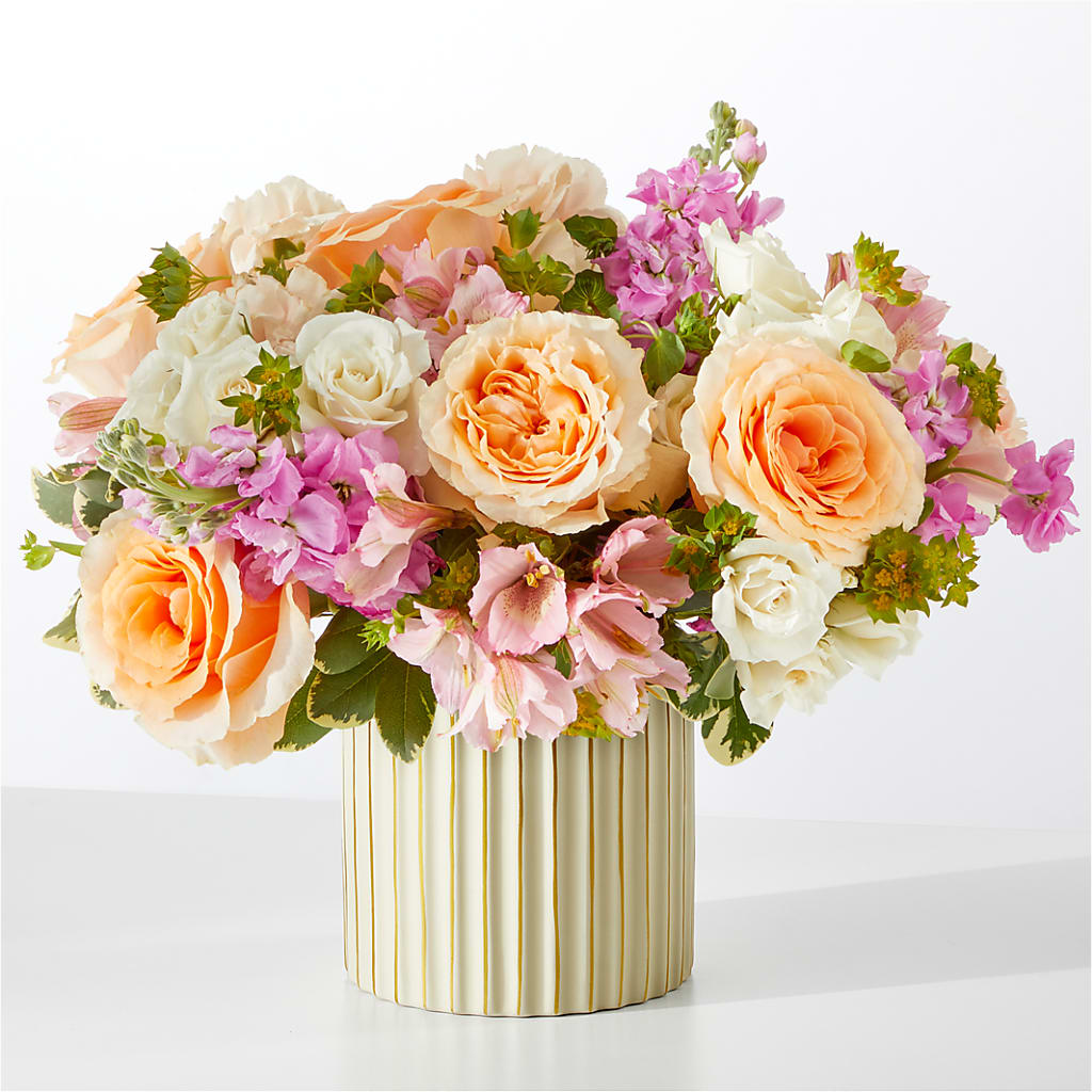 Paradise Bouquet with Ivory Vase – Jewel, Itasca IL