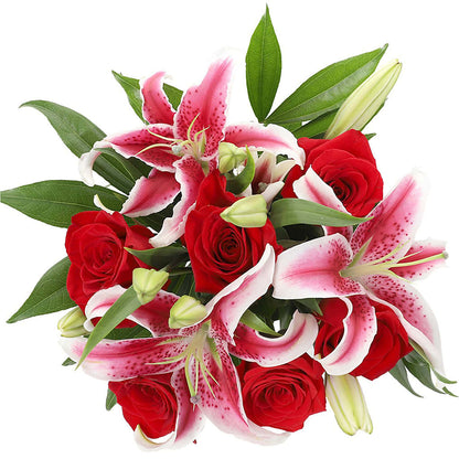 Debi Lilly Red Fragrant Rose Bouquet –  Jewel, Itasca IL