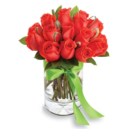 Chic Rose Arrangement Orange –  Jewel, Itasca IL