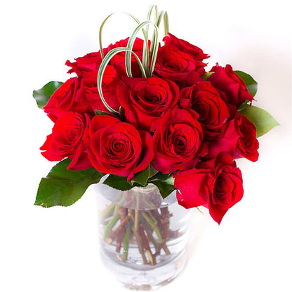 Chic Rose Arrangement Red –  Jewel, Itasca IL