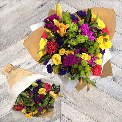 La Buena Vida Wrapped Bouquet –  Jewel, Itasca IL