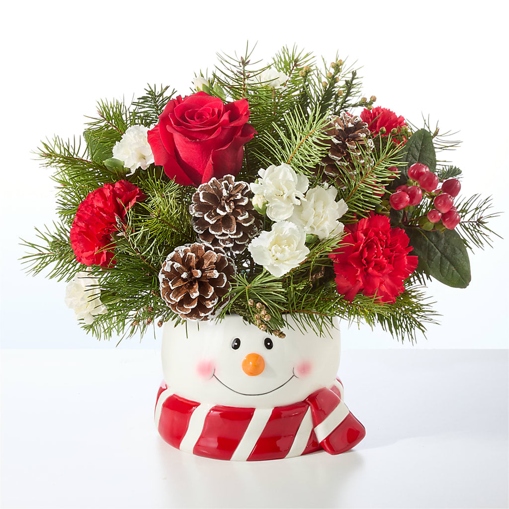 Jolly Snowman Bouquet –  Jewel, Itasca IL