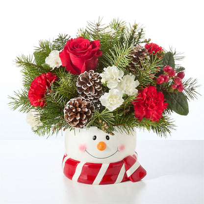 Jolly Snowman Bouquet –  Jewel, Itasca IL