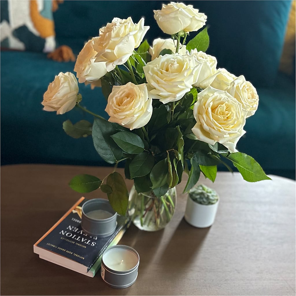 Long Stem Yellow Rose Bouquet –  Jewel, Itasca IL