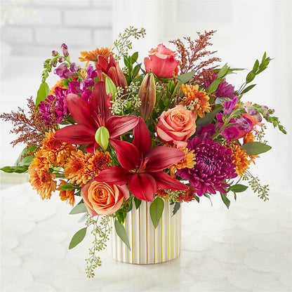 Burgundy Landscape Bouquet –  Jewel, Itasca IL
