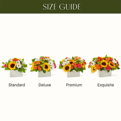 Sun-drenched Blooms Box Bouquet –  Jewel, Itasca IL