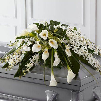Angel Wings Casket Spray –  Jewel, Itasca IL