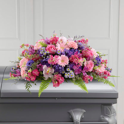 Glorious Garden Casket Spray –  Jewel, Itasca IL