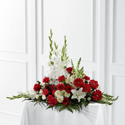 Crimson & White Arrangement –  Jewel, Itasca IL