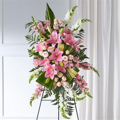 Elegant Embrace Standing Spray –  Jewel, Itasca IL