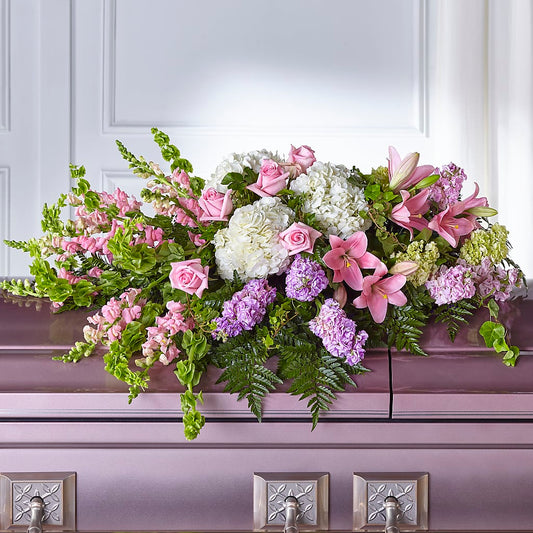 Life's Gratitude Casket Spray –  Jewel, Itasca IL