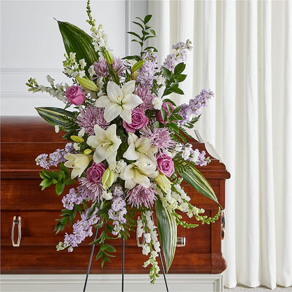Grateful Hearts Standing Spray –  Jewel, Itasca IL
