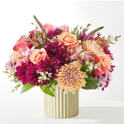 Berry Cobbler Bouquet with Ivory Vase –  Jewel, Itasca IL