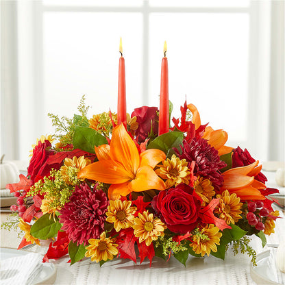 Autumn's Embrace Centerpiece –  Jewel, Itasca IL