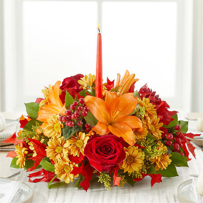 Autumn's Embrace Centerpiece –  Jewel, Itasca IL