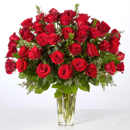 Forever Yours Fifty Stem Red Rose Bouquet –  Jewel, Itasca IL
